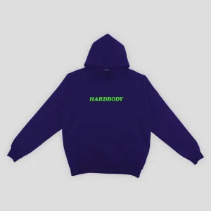 product launch Hardbody Classic Logo Hoodie - Navy / Neon