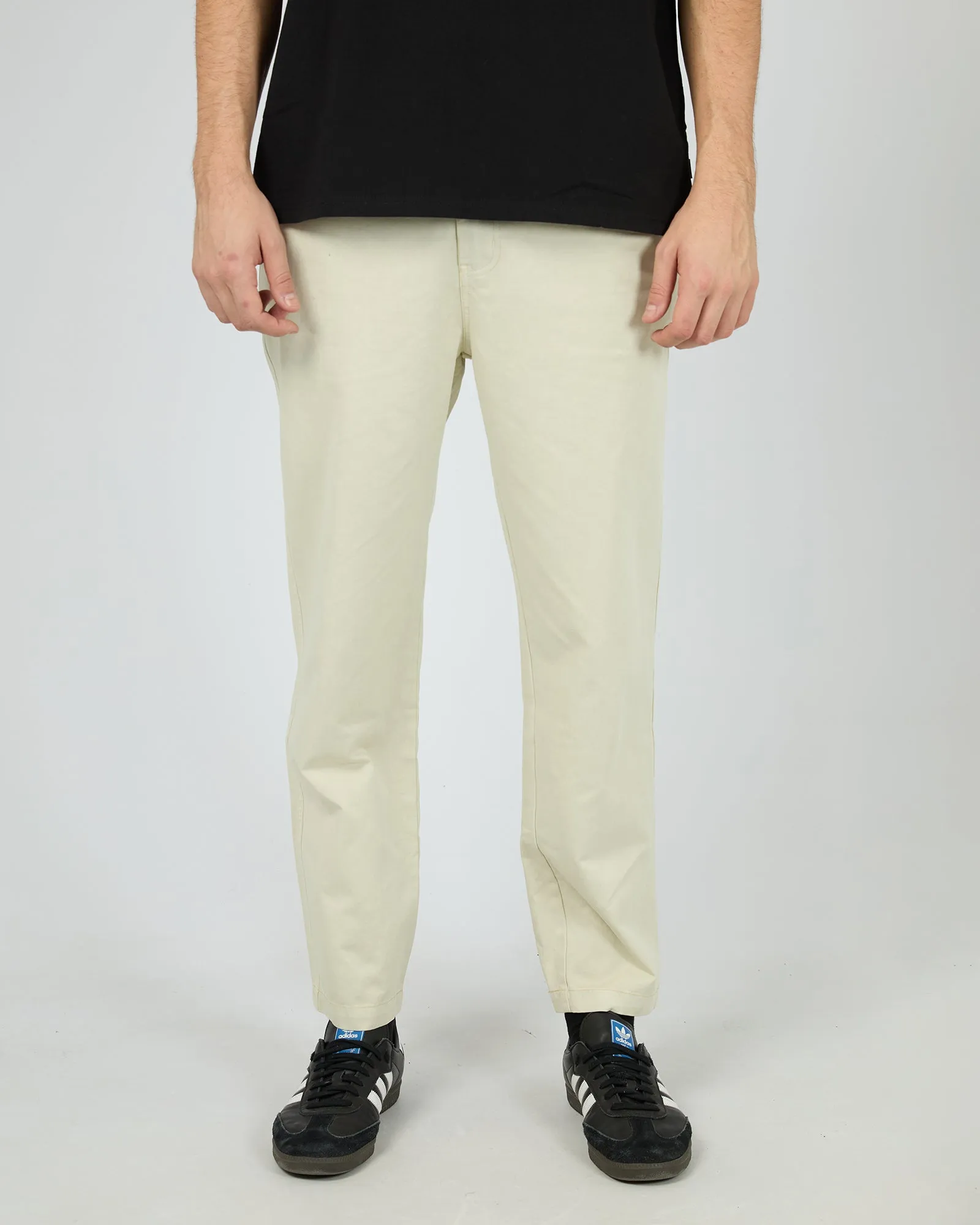 Relaxed Straight Chino Natrual Durable Hemming