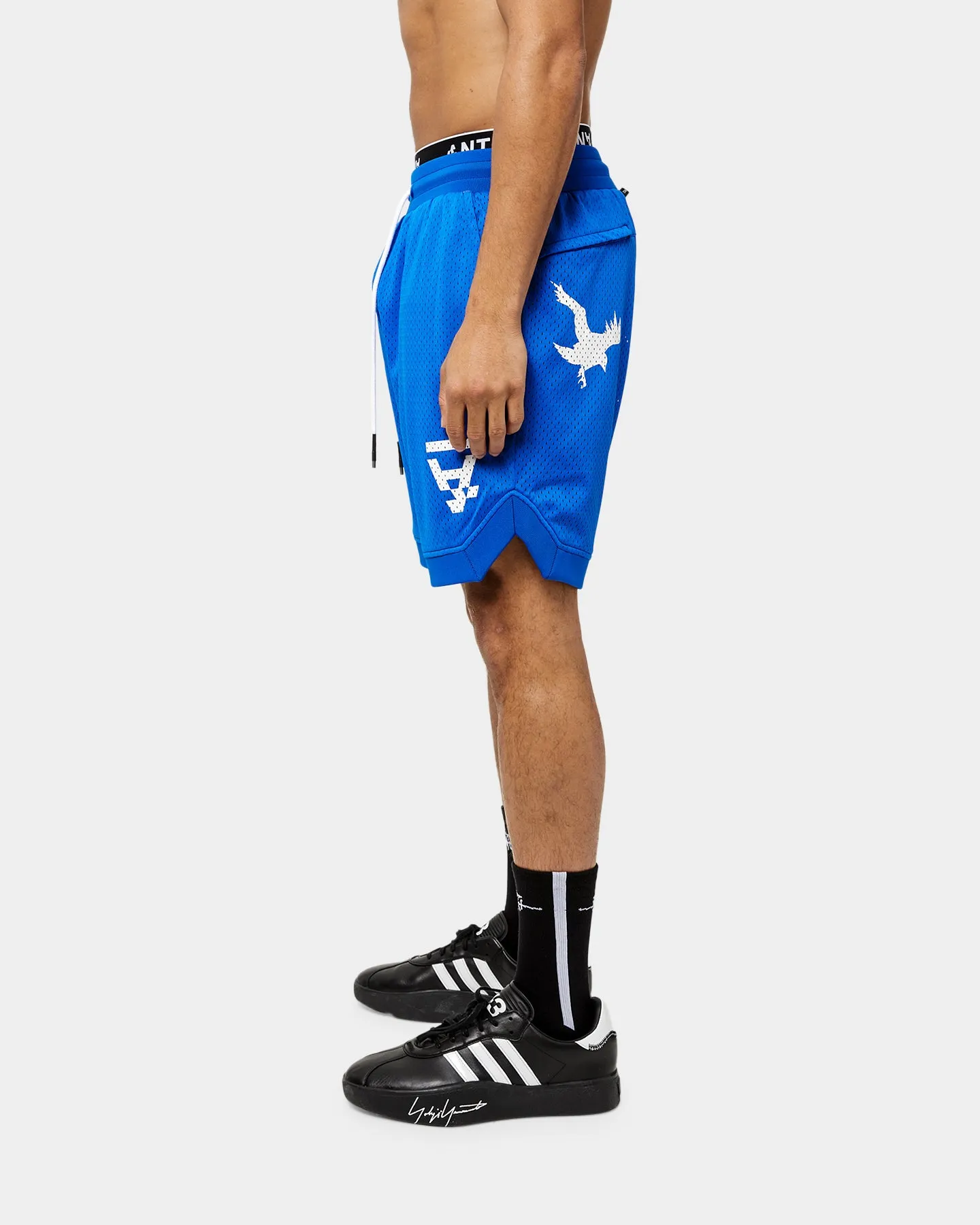 garden party wear surfing attire The Anti Order Man Made Basketball Shorts Royal