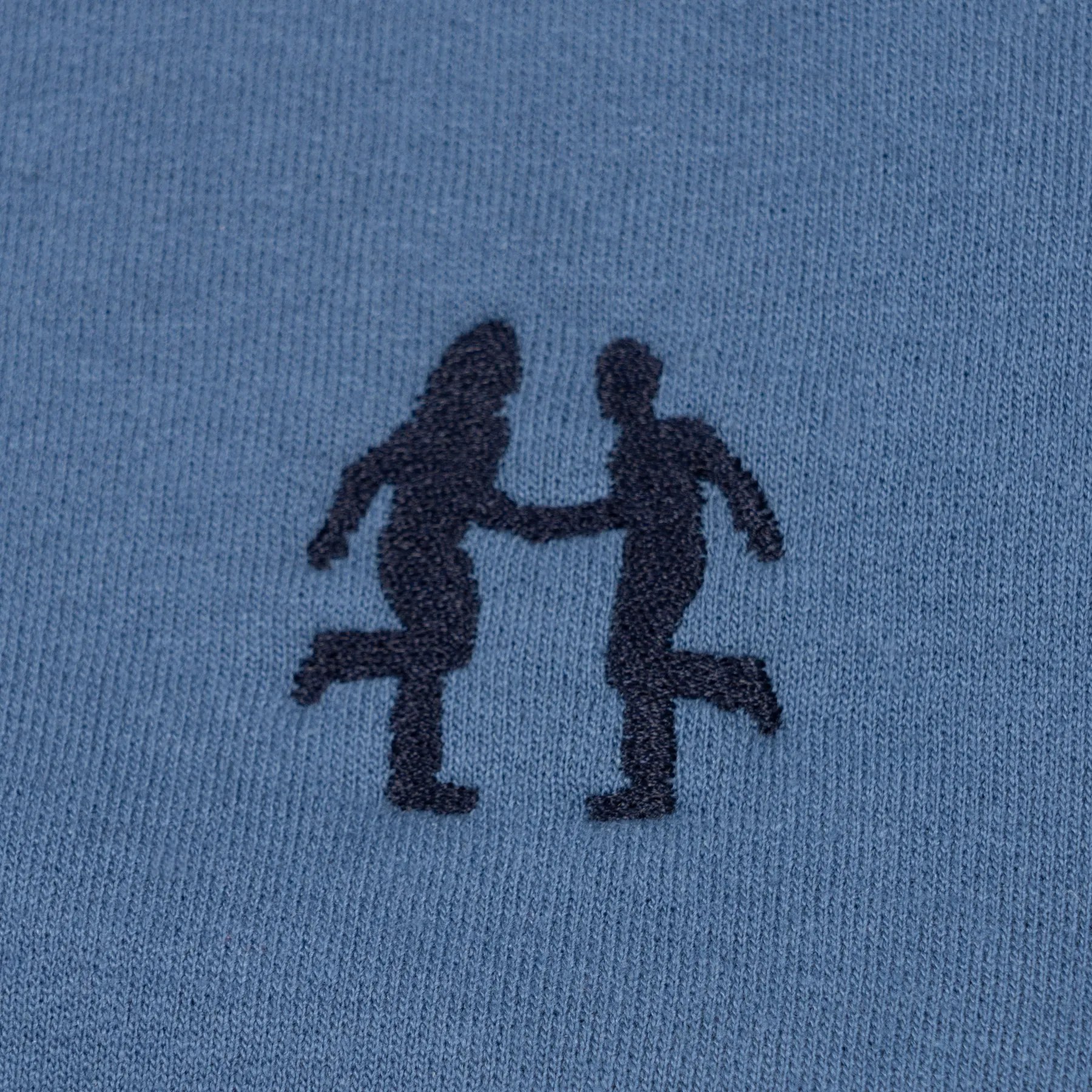 Rhett & Link's 40th Friendiversary Embroidered Sweatshirt fuzzy texture