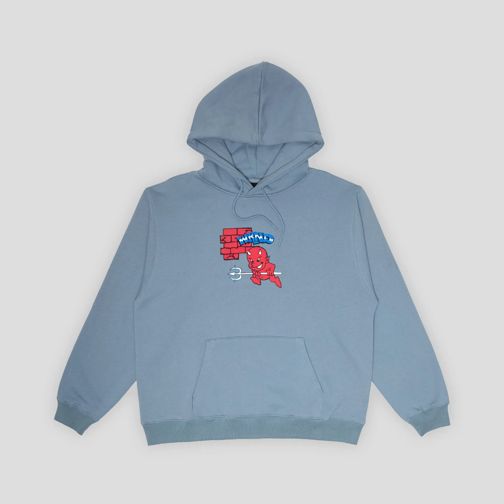 WKND Wingding Hoodie - Stone Blue Shade Step