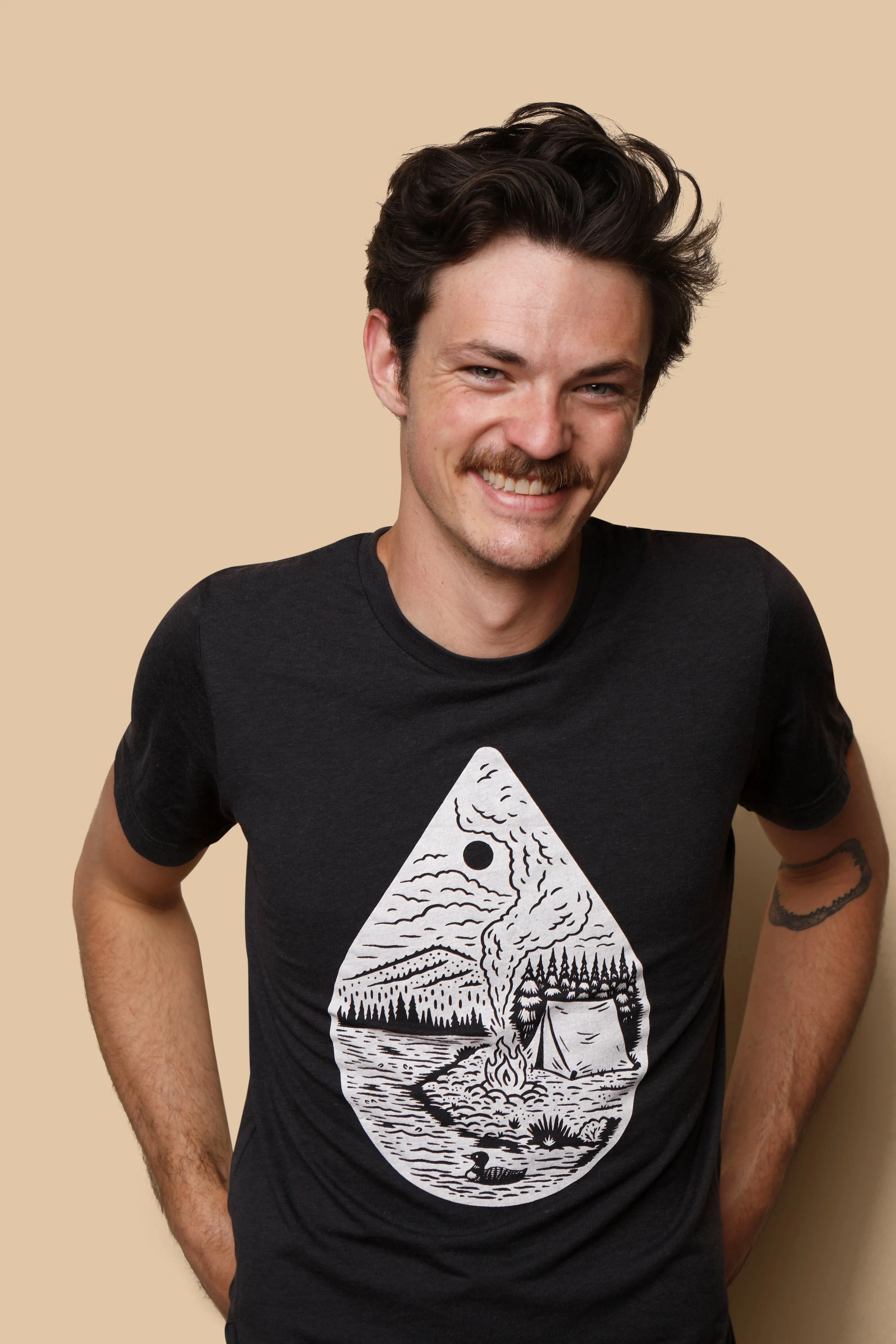 Classic Layer Relaxed Look River Camp Tee