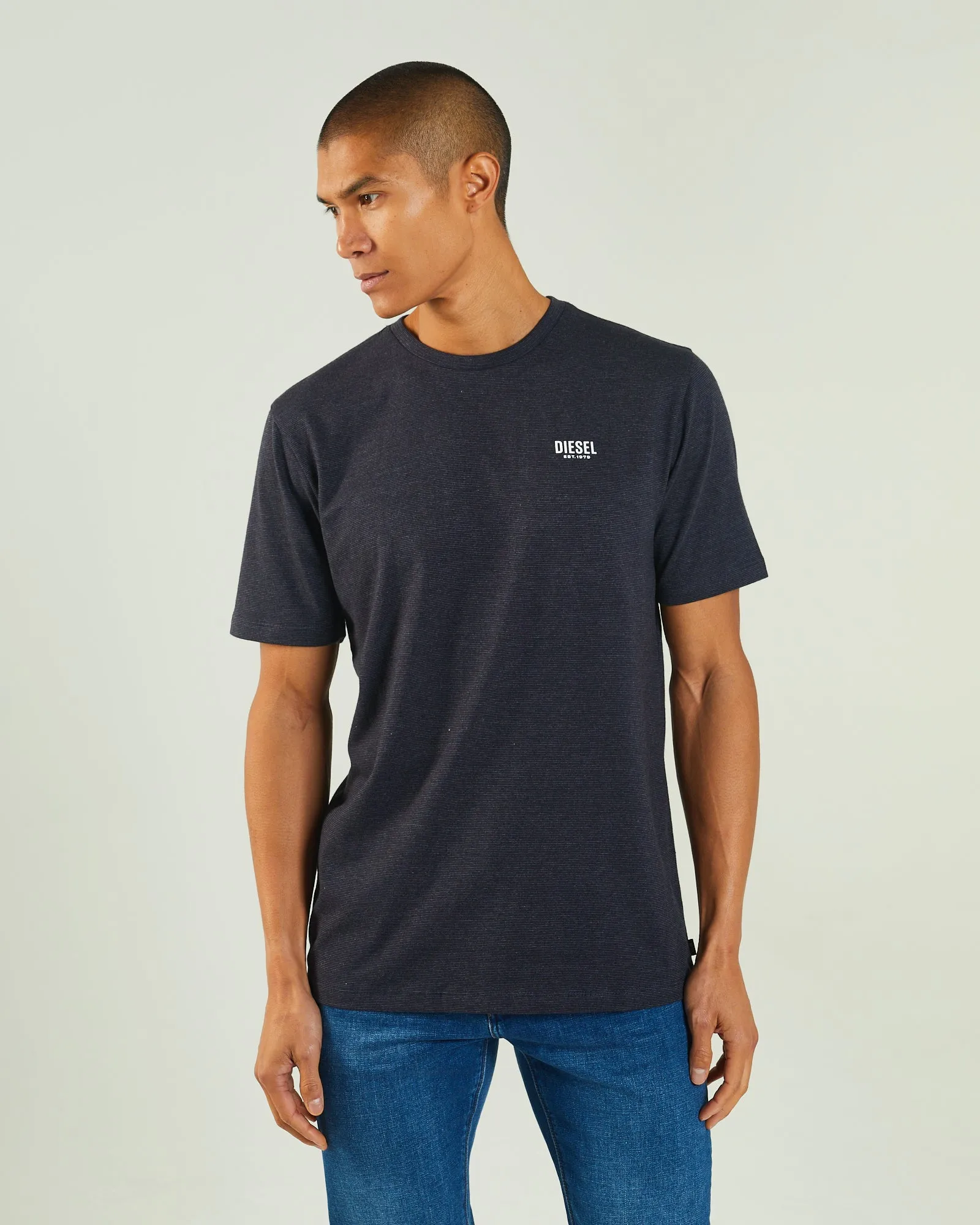 Roomy Comfort Casual Chic Look Roger Tee Space Navy