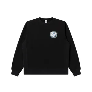 Bold Graphics ROUGH HUSTLAZ LOGO CREW SWEAT BLACK