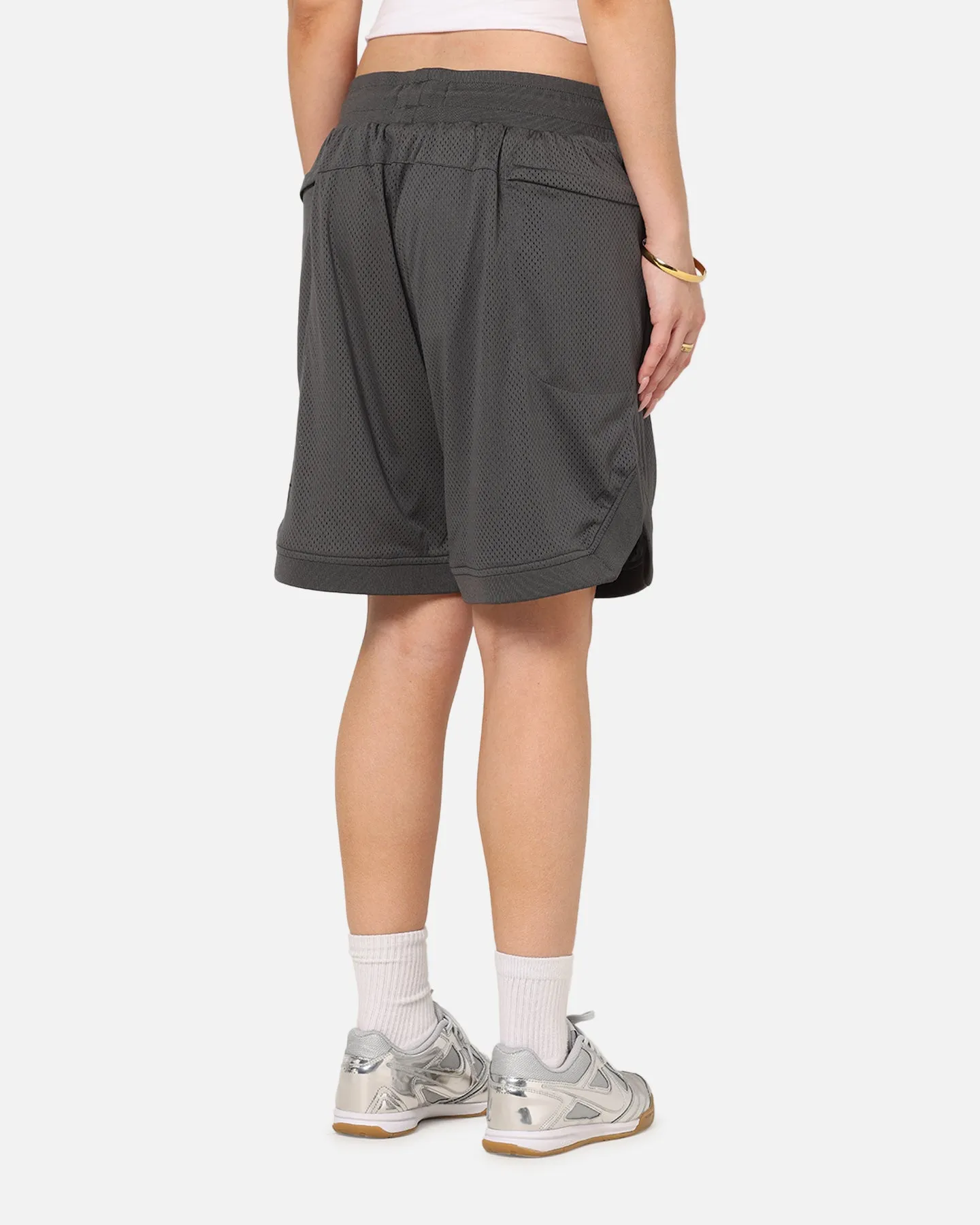 Saint Morta Crested Wing Basketball Shorts Grey Airflow Design Sneakers