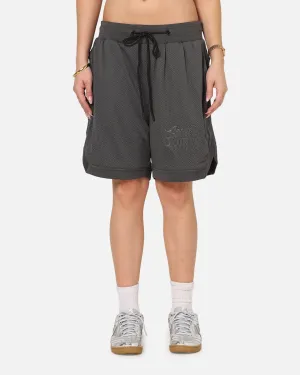 Saint Morta Crested Wing Basketball Shorts Grey Quick Access Pockets
