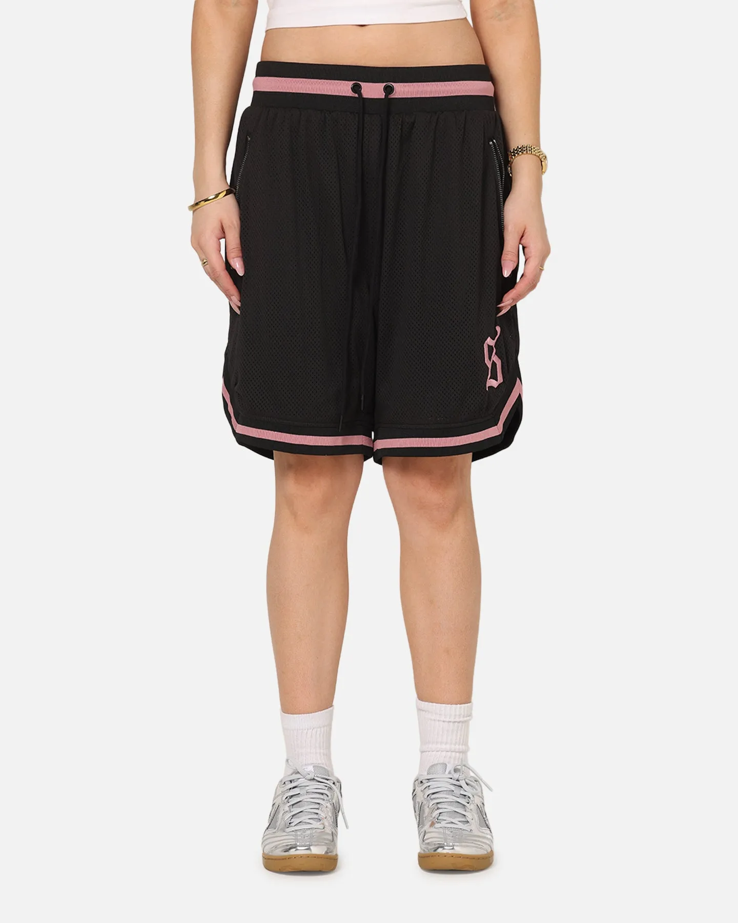 Saint Morta Envogue Allstar Basketball Shorts Black/Pink Chill Mode No Ride Up Design
