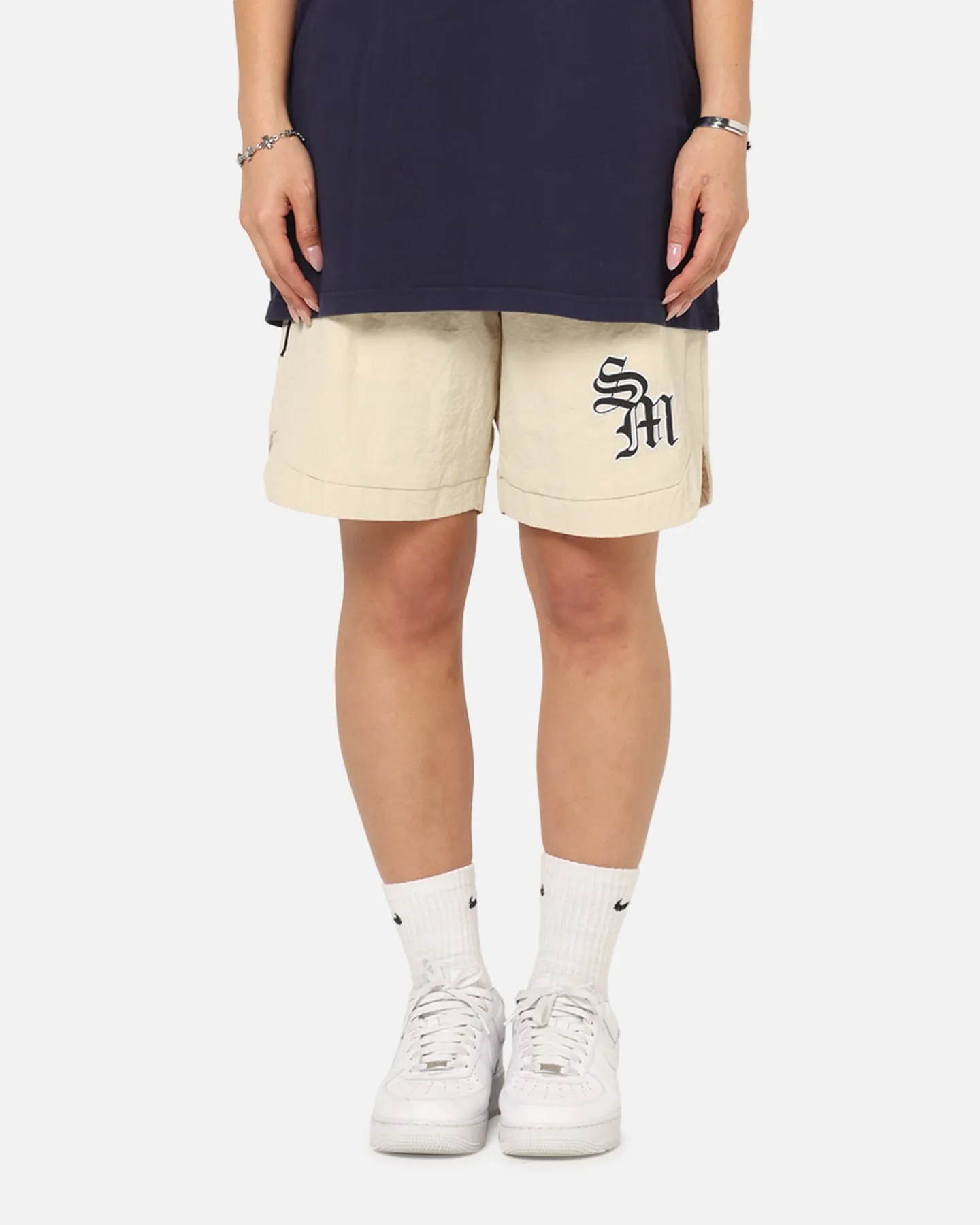 Relaxed Movement Free Size Adjuster Saint Morta Gothic Monogram Nylon Shorts Dirty Blonde