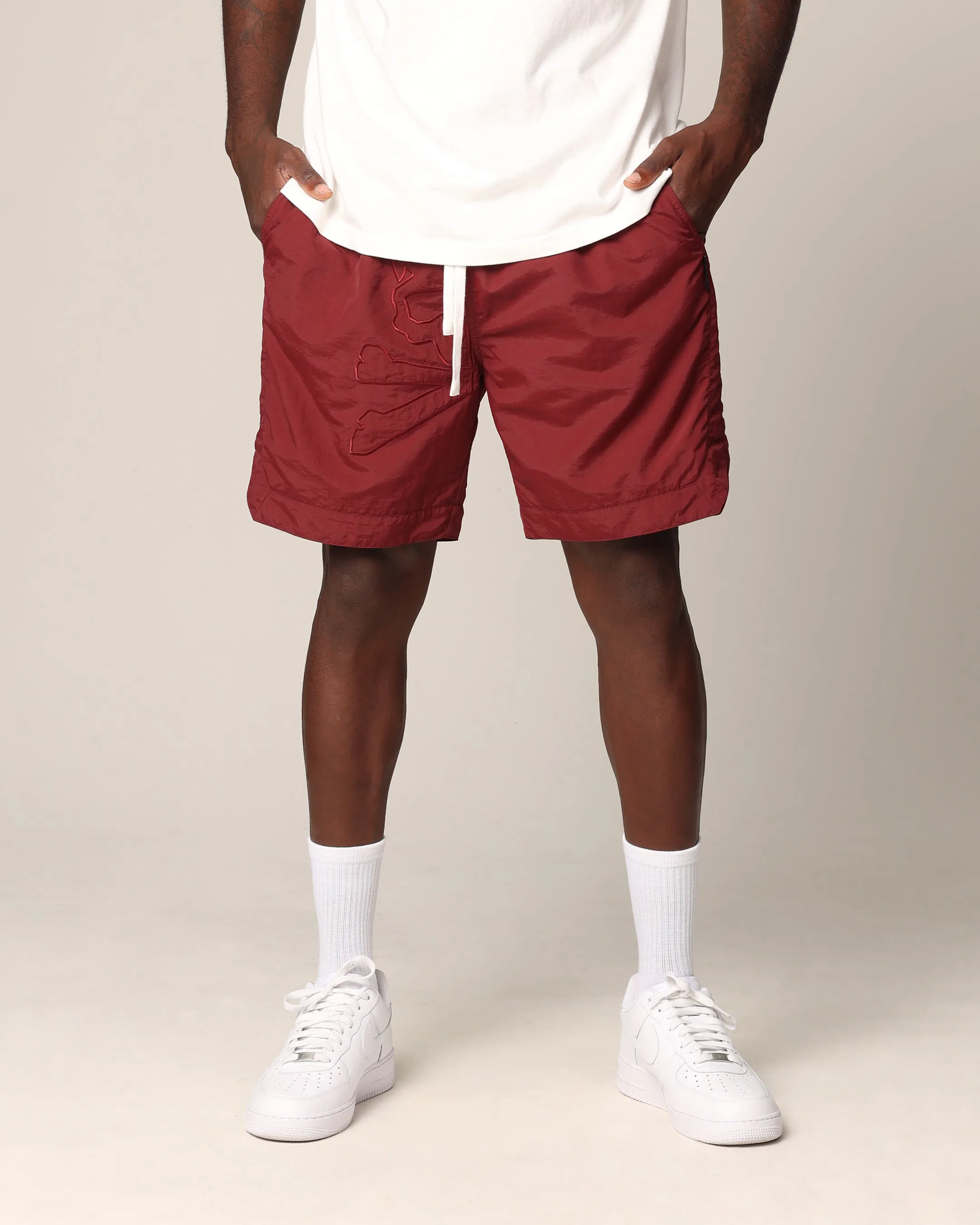 Saint Morta Hellfire Shorts Lava Quick Layer Fit All Day Comfort Fit