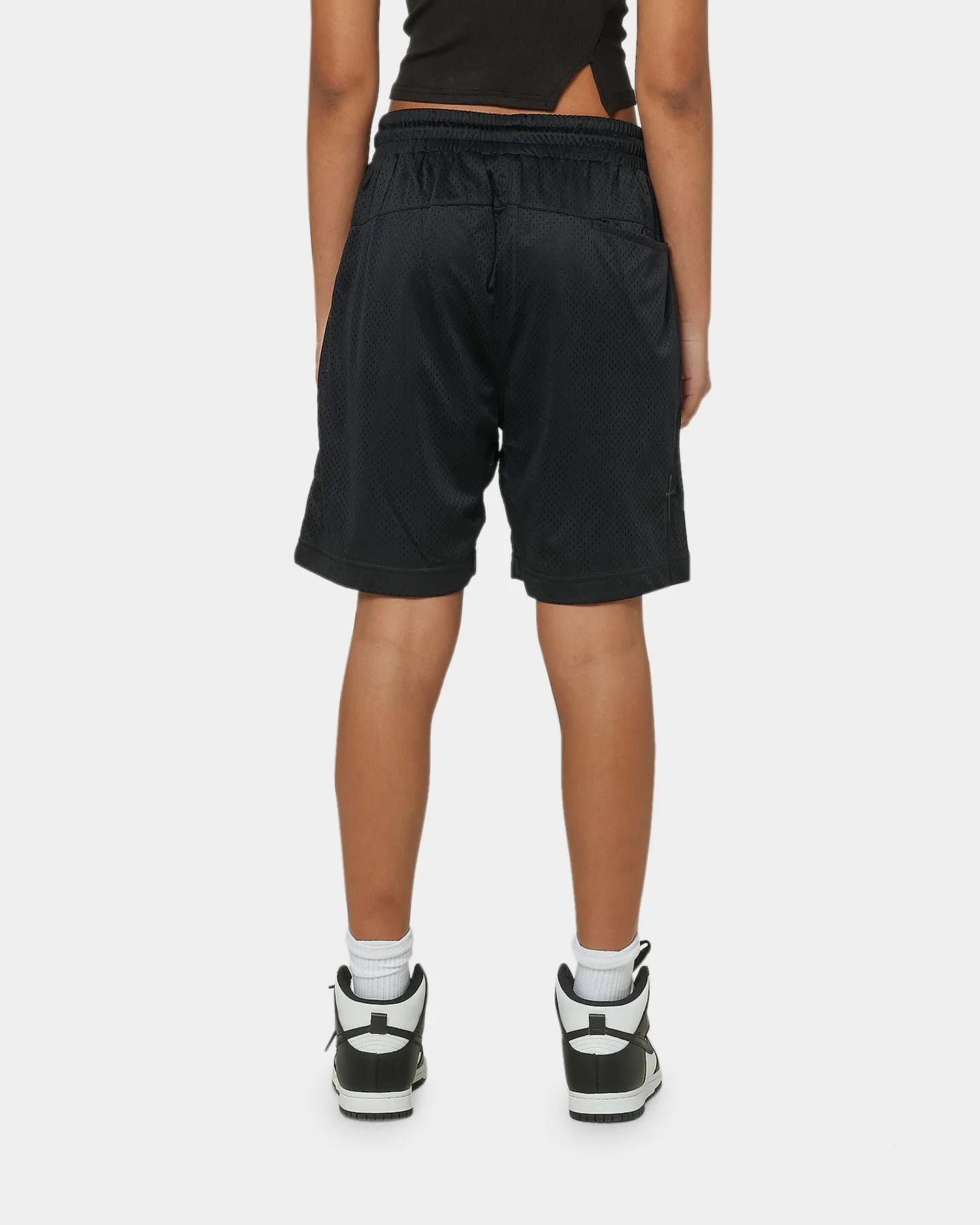 Saint Morta Kingdom Basketball Shorts Black Relaxed Motion Printed Pattern