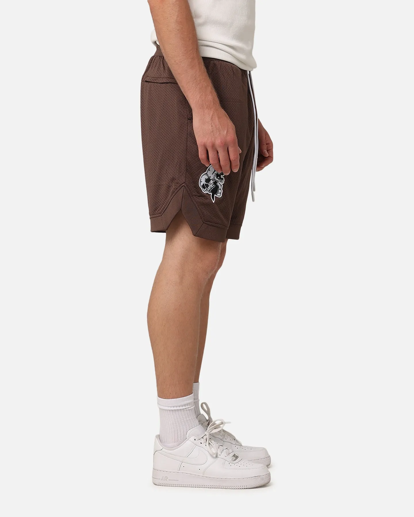 On The Go Core Comfort Saint Morta La Rambla Basketball Shorts Dark Brown