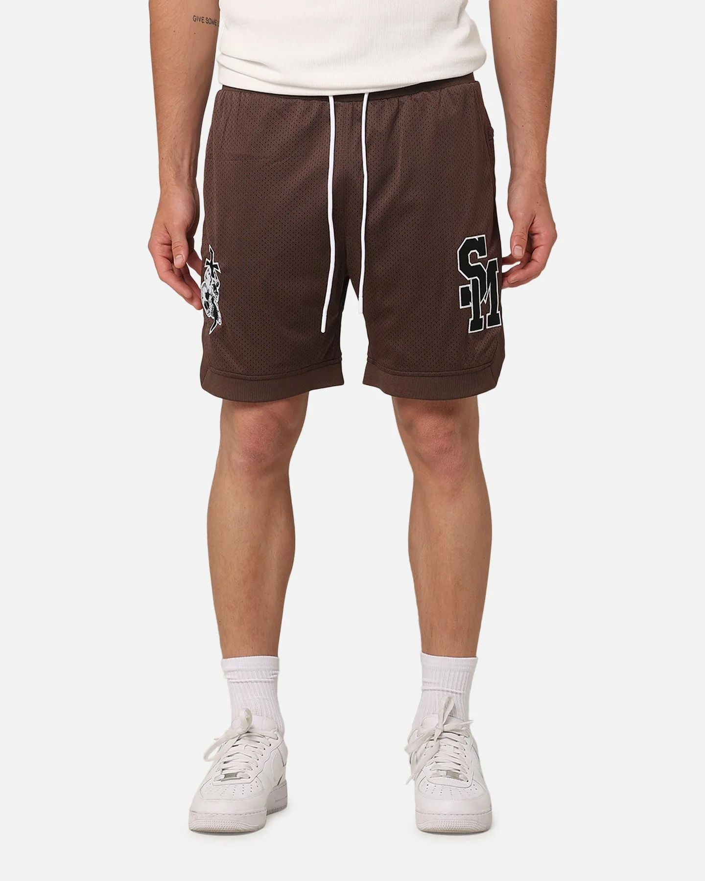 Saint Morta La Rambla Basketball Shorts Dark Brown Daywear Wear Resistant Fabric