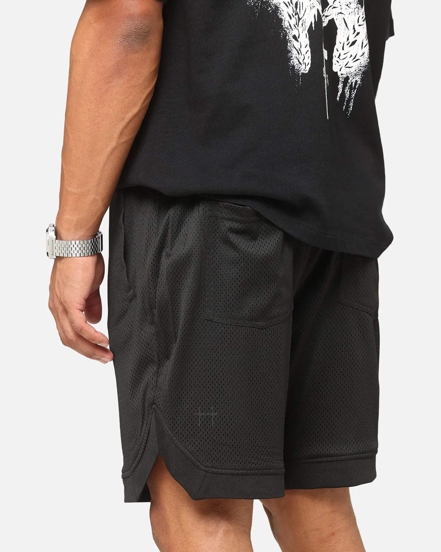 Saint Morta Outlaw Basketball Shorts Black Flexible shape Mood Wear