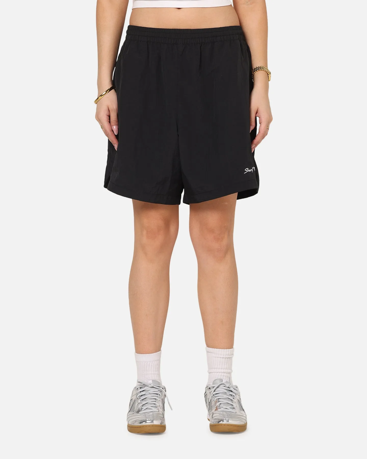 Contoured Articulation Cargo shorts Saint Morta Scription Nylon Shorts Black