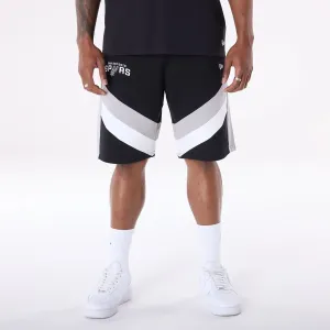 Stain-Resistant Warm Day Outfit San Antonio Spurs NBA Panel Black Shorts