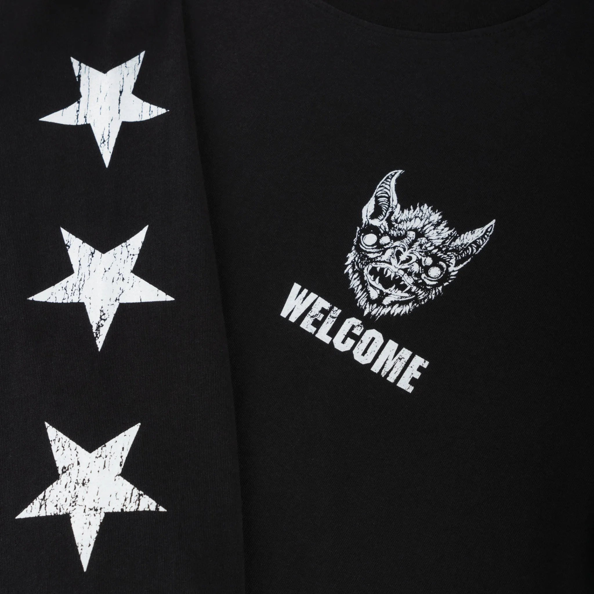 Sanguivore Printed L/S Garment-Dyed Tee Anti Odor Treatment ReinforcedNeckline