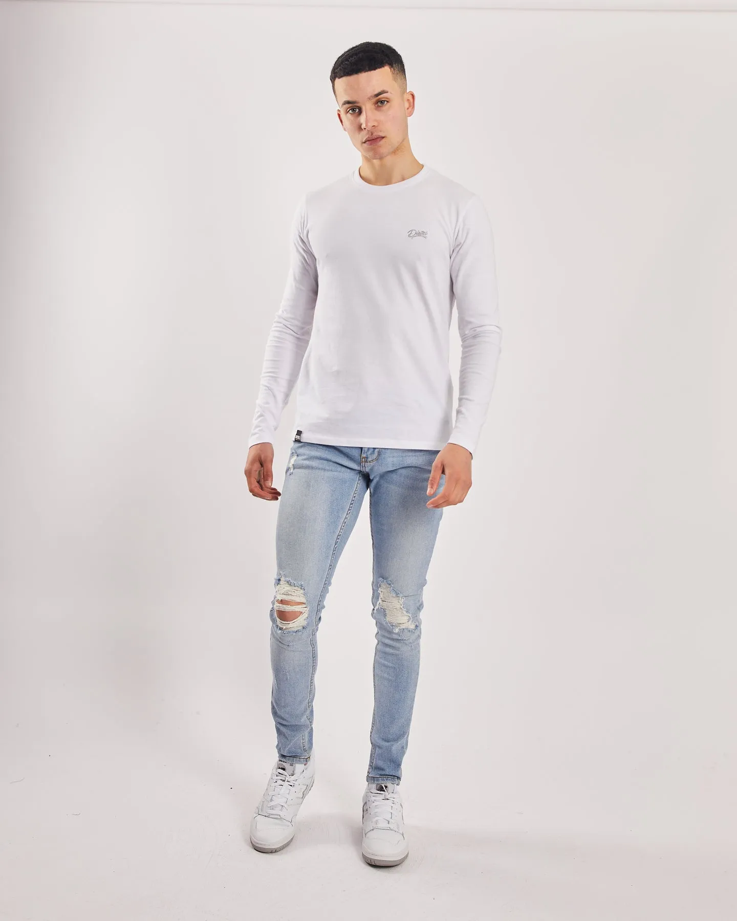 Saxon Skinny Fit Ocean Blue Garment Dyed Technique City Walk Weekend Warrior