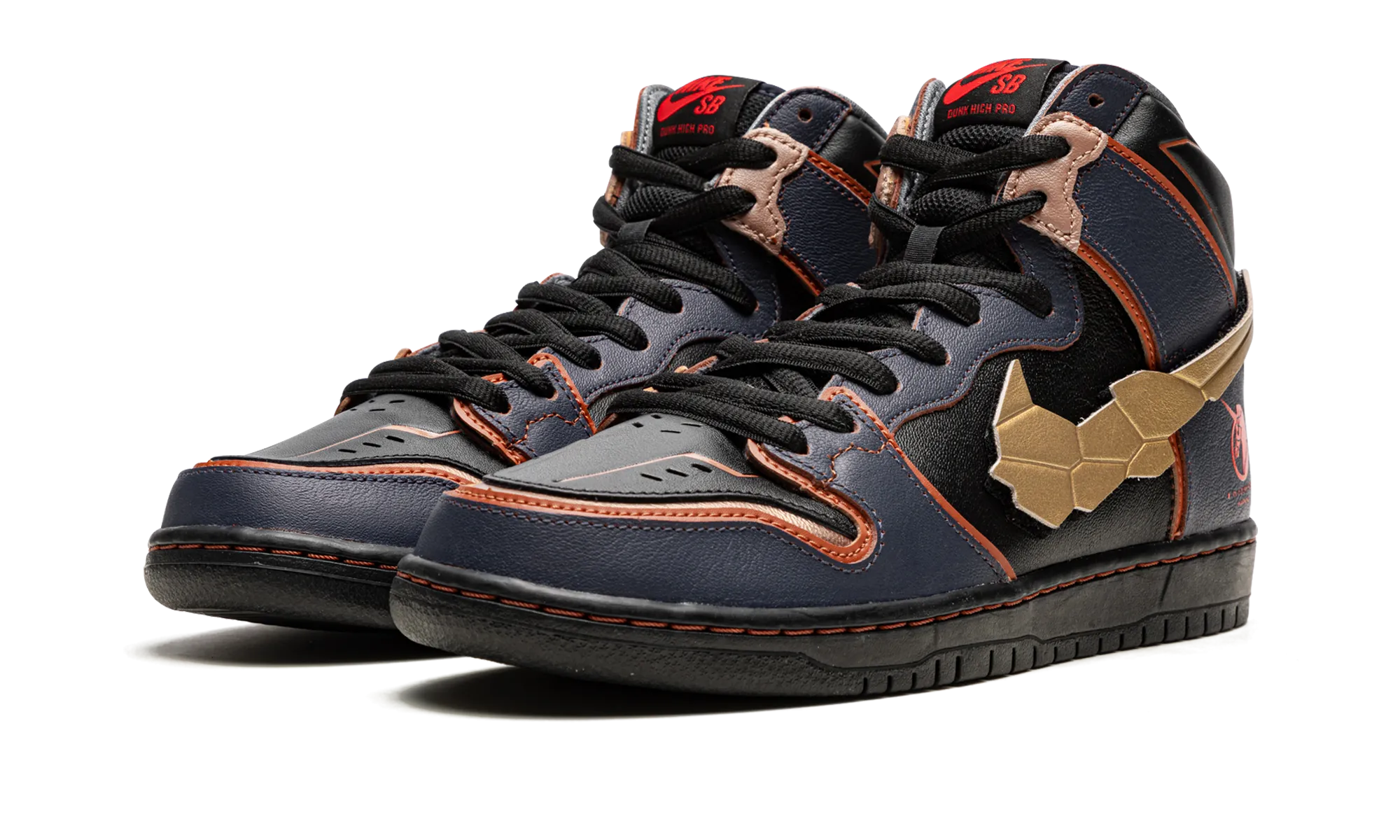 SB Dunk High Pro QS "Gundam - Banshee" Smooth Design Canvas Upper