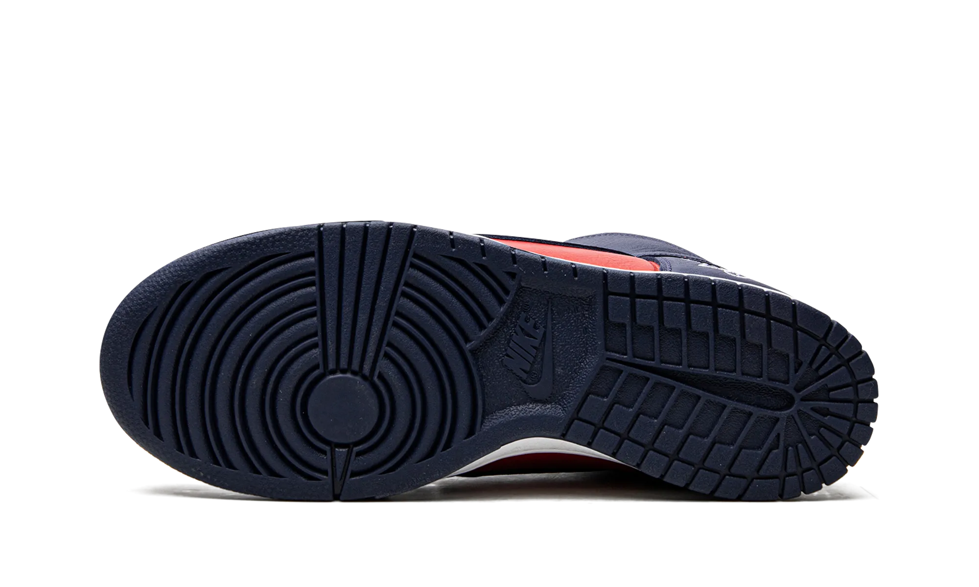 Silent Step SB Dunk High "Supreme - By Any Means - Navy/Red"