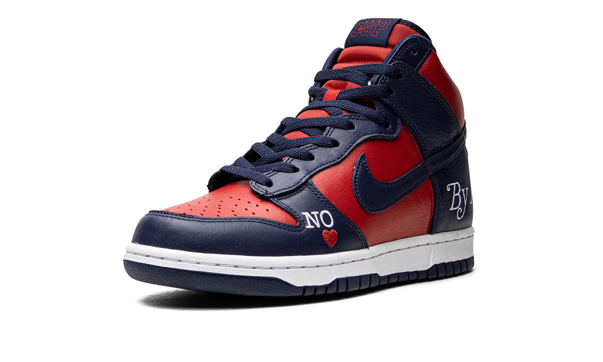 SB Dunk High "Supreme - By Any Means - Navy/Red" Lake Path