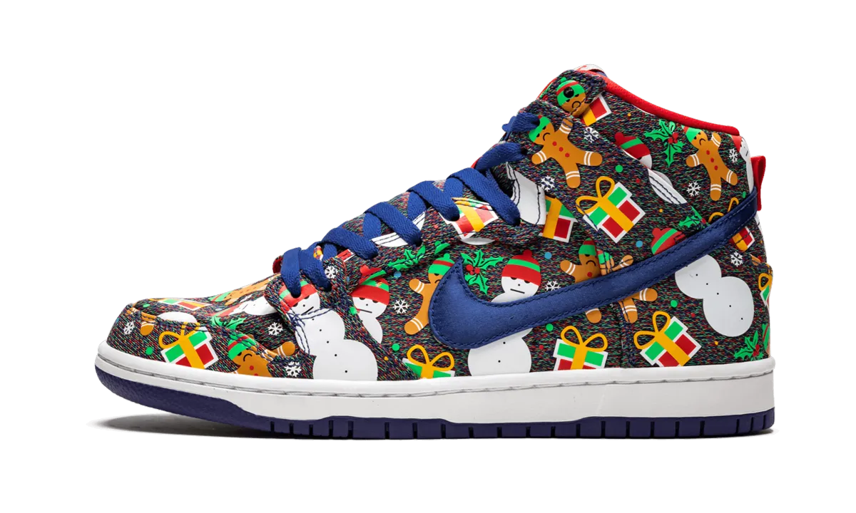 SB Dunk High TRD QS "Ugly Christmas Sweater" Harbor Step Lake Hike