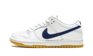 Foam Midsole Cushioning SB Dunk Low Pro Iso "Orange Label - White / Navy"