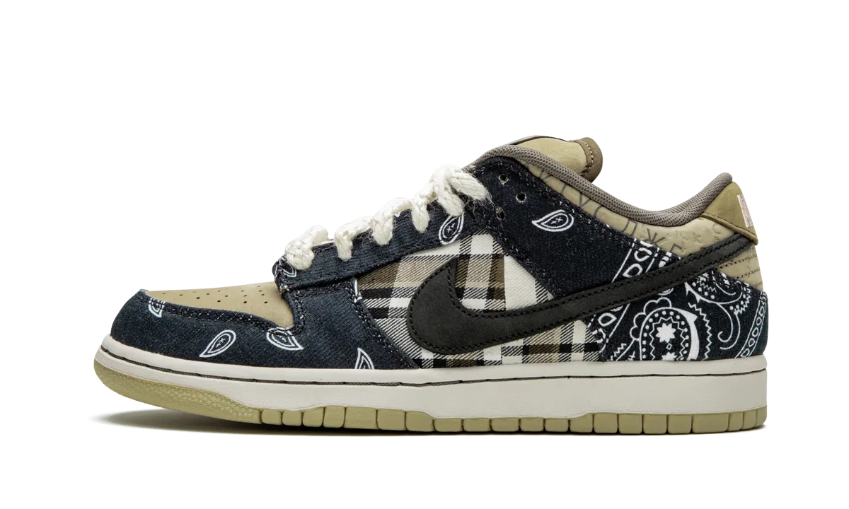 SB Dunk Low QS Special Box "Travis Scott" Buckle Strap Step Free