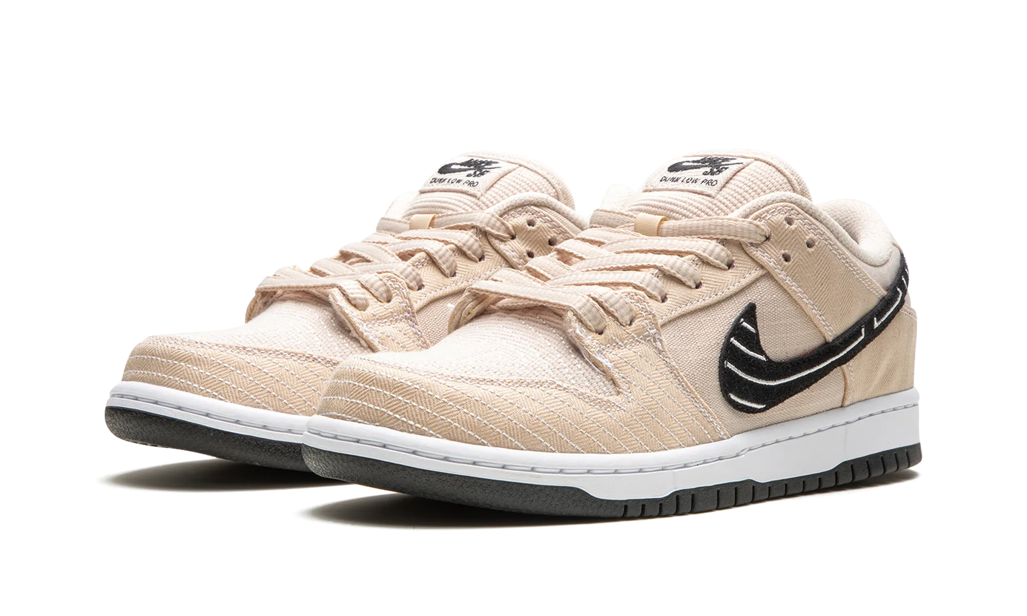 SB Dunk Low "Albino & Preto - Jiu Jitsu" Subtle Edge