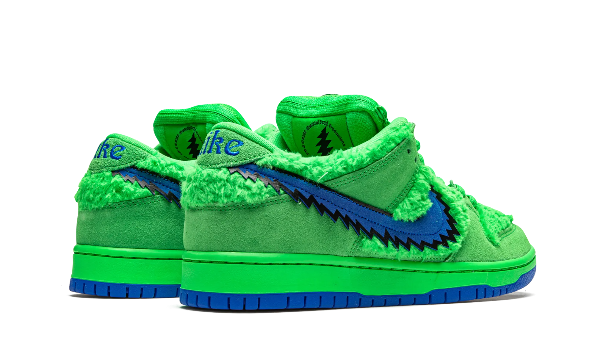Seamless Finish Kick Hike SB Dunk Low "Grateful Dead - Green Bear"