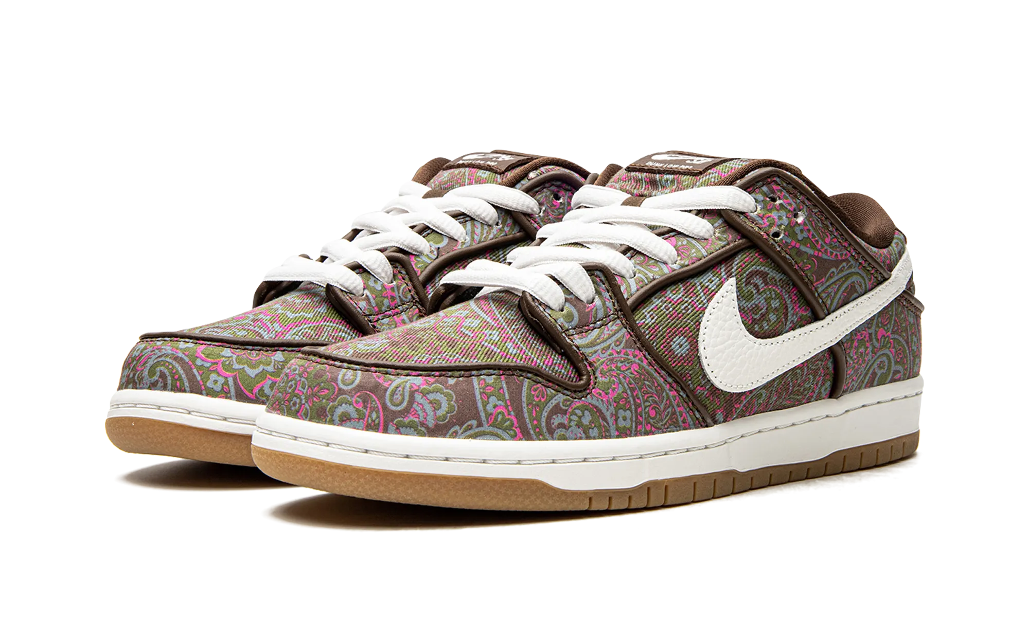 SB Dunk Low "Paisley Brown" On demand Recycled Synthetic Upper