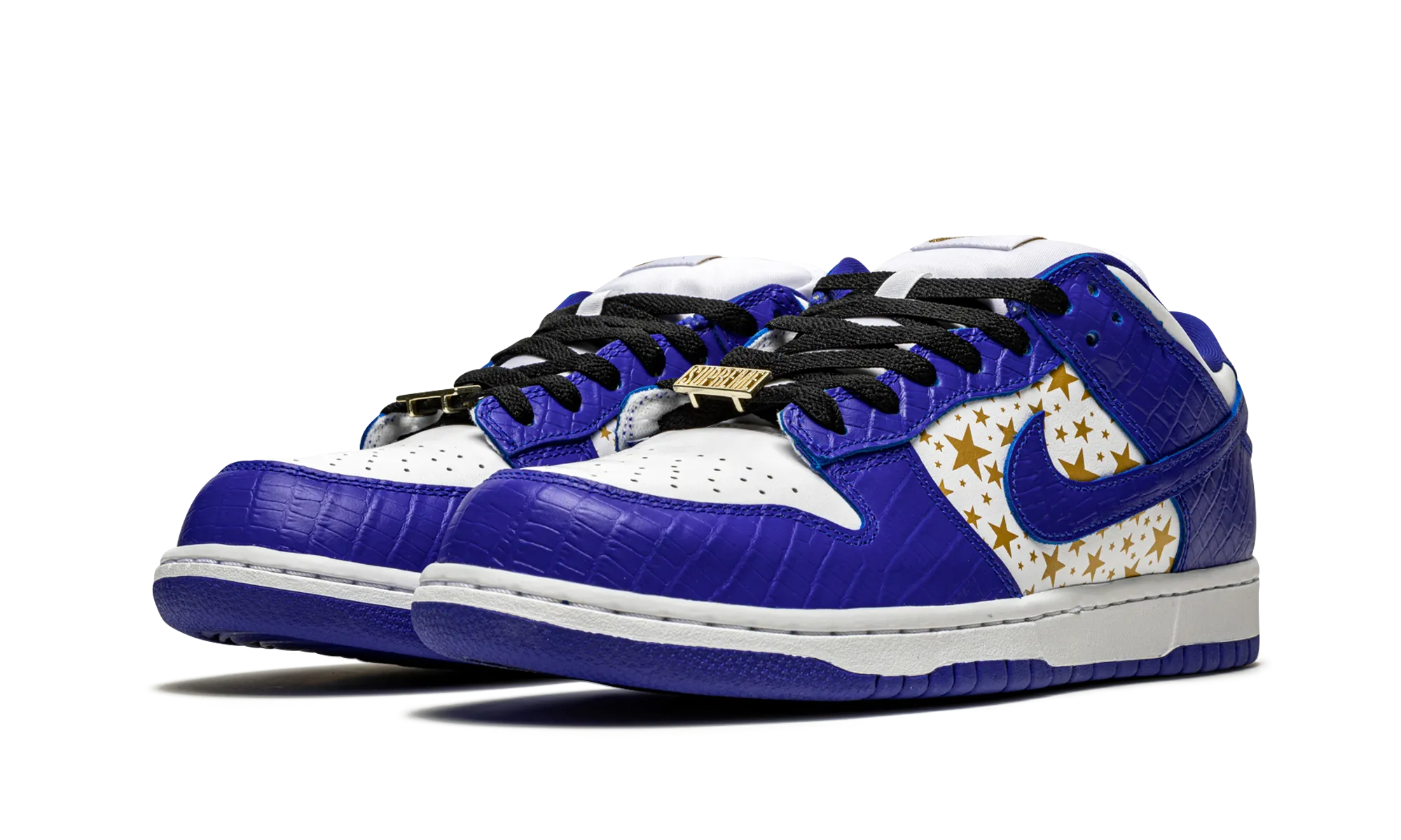 SB Dunk Low "Supreme - Stars - Hyper Blue" Calm Walk