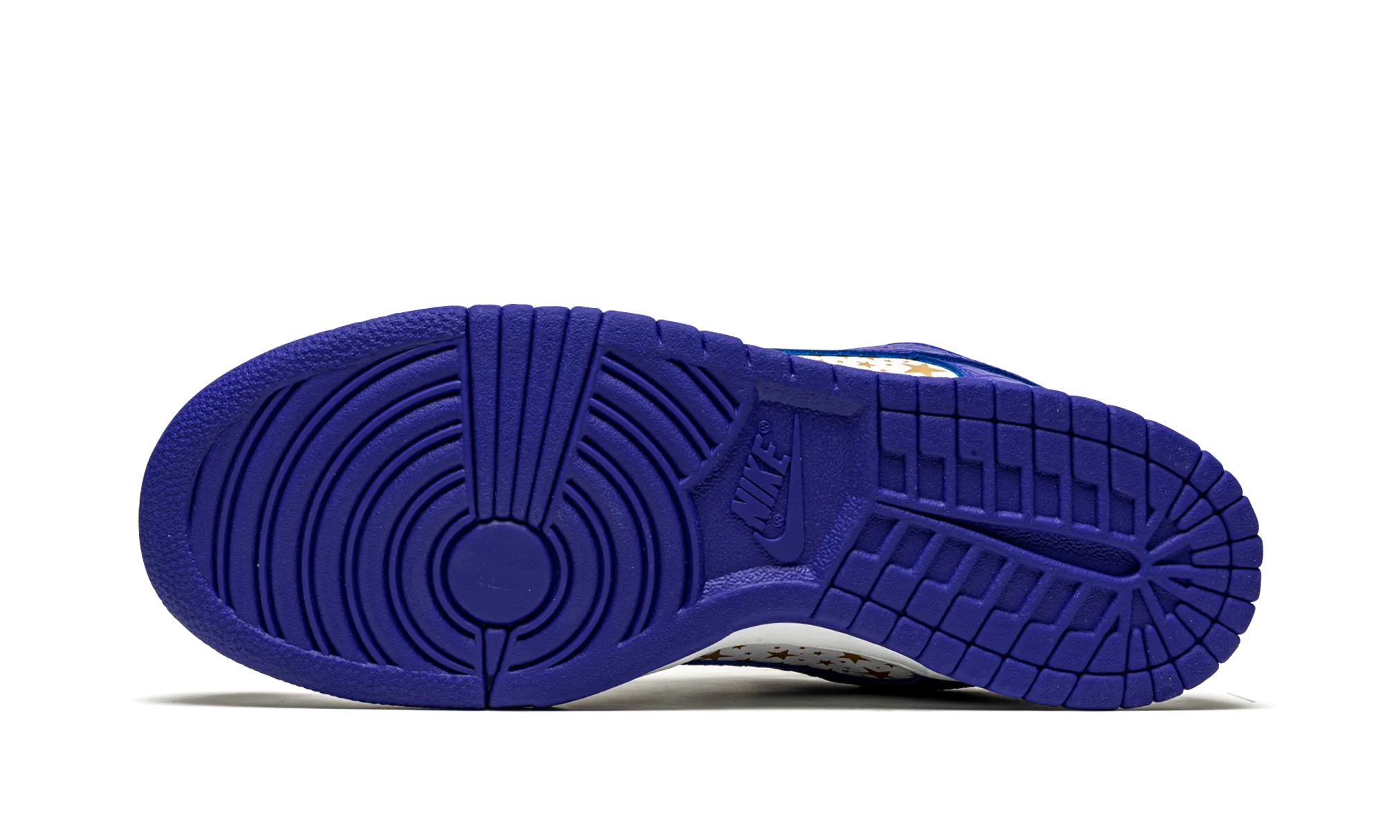 SB Dunk Low "Supreme - Stars - Hyper Blue" Wide fit Canvas Material