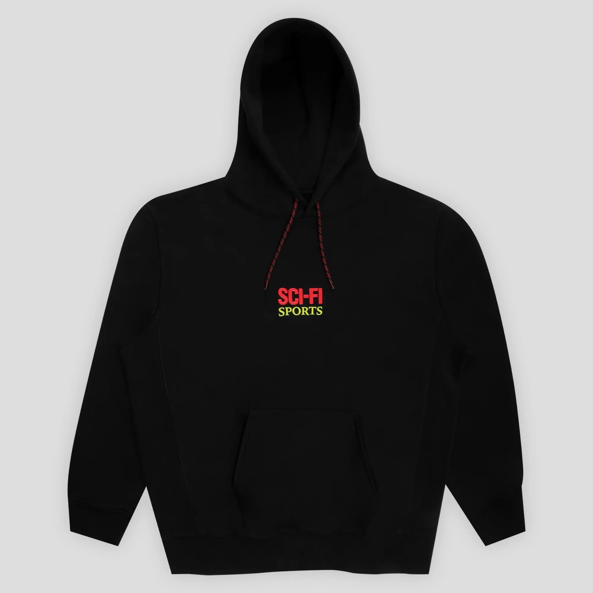Relaxed Look Sci-Fi Fantasy Sports Hood - Black
