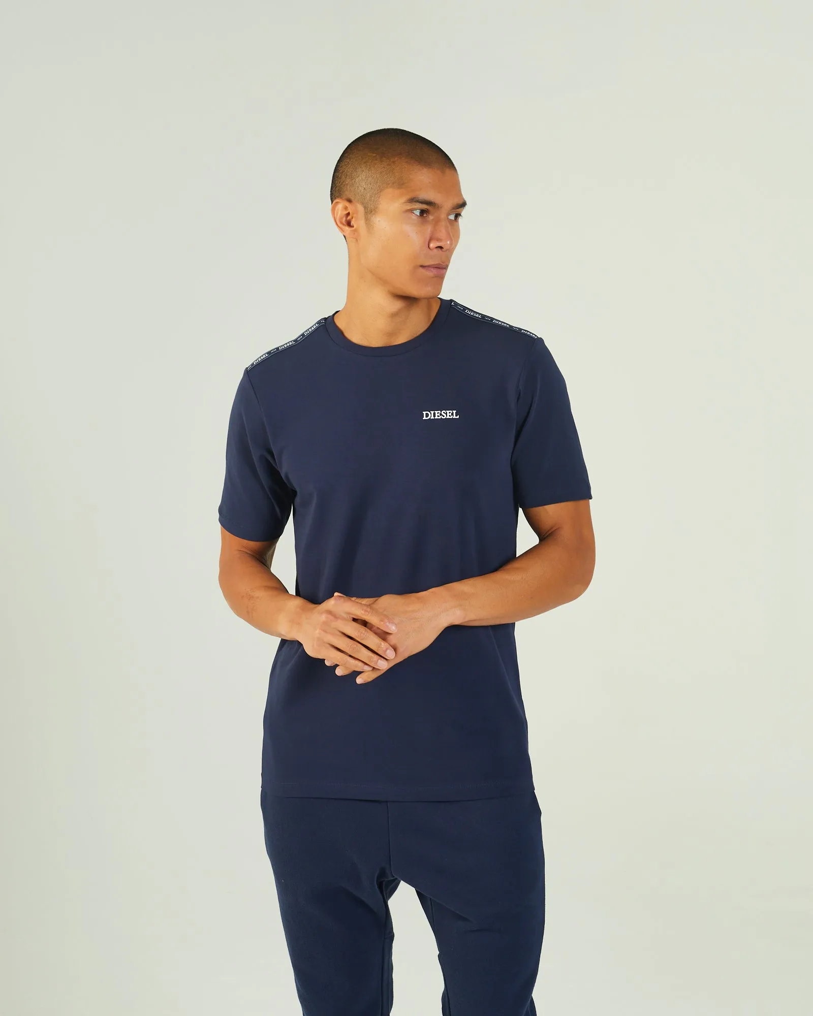 Soft Cotton Feel Cozy Vibes Hugo Tee Navy Blazer