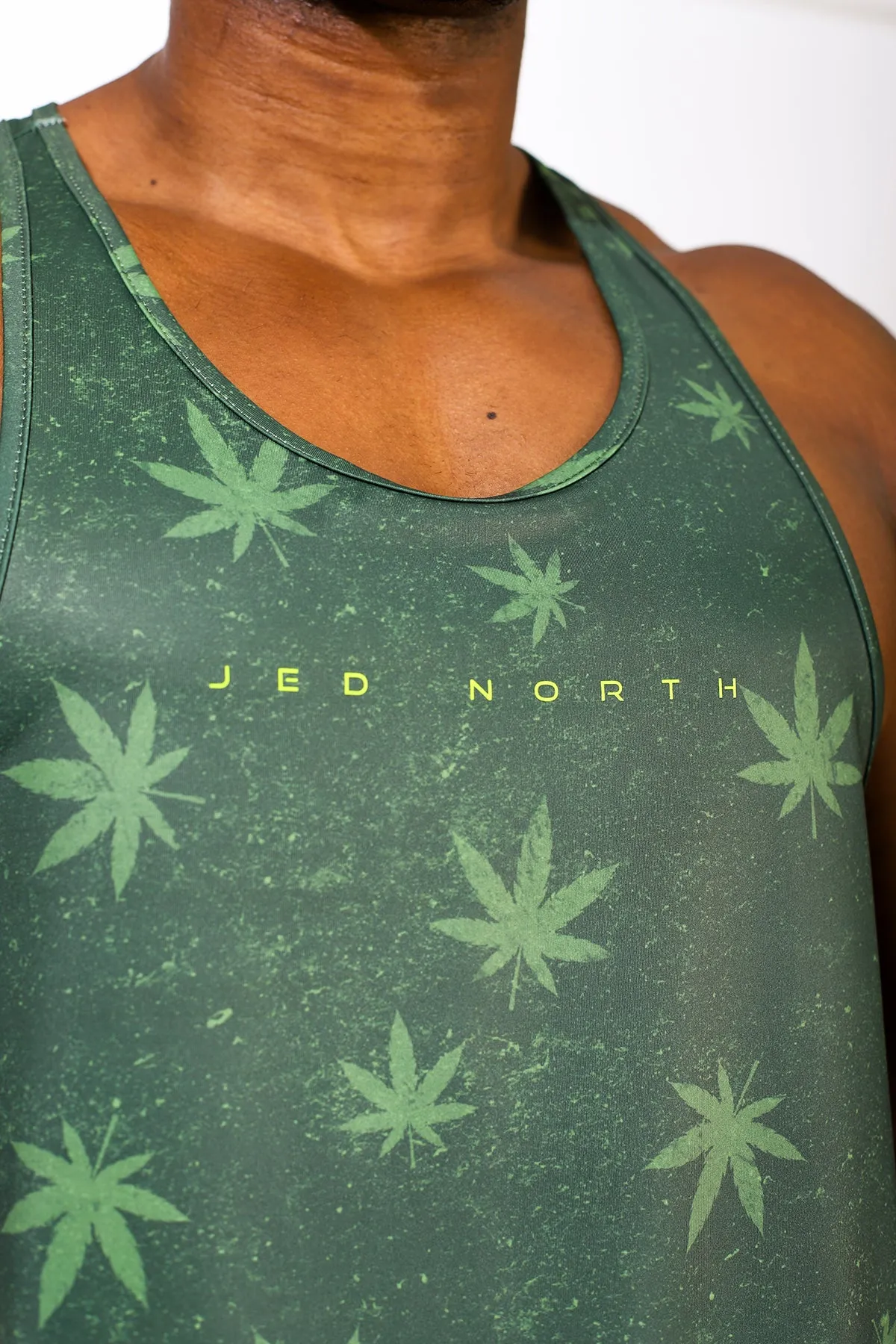 Graphic Muscle Stringer - Weed unmanned