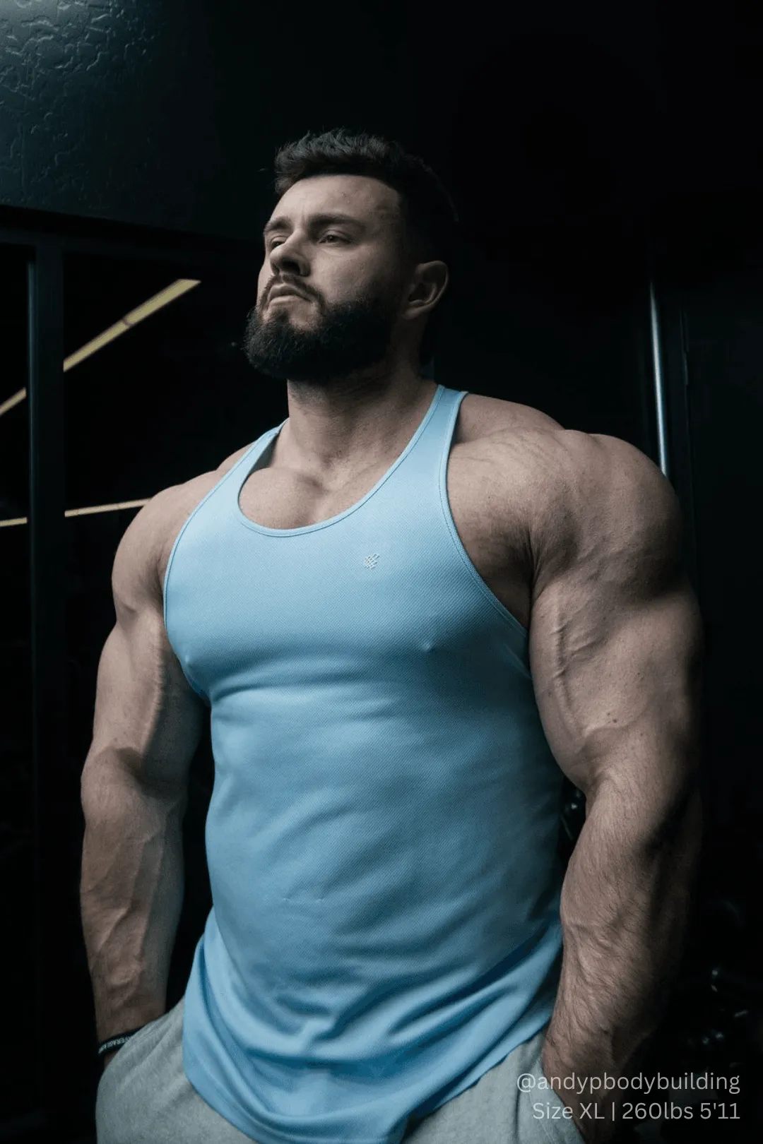 multi - layer storage Fast-Dry Bodybuilding Workout Stringer - Light Blue