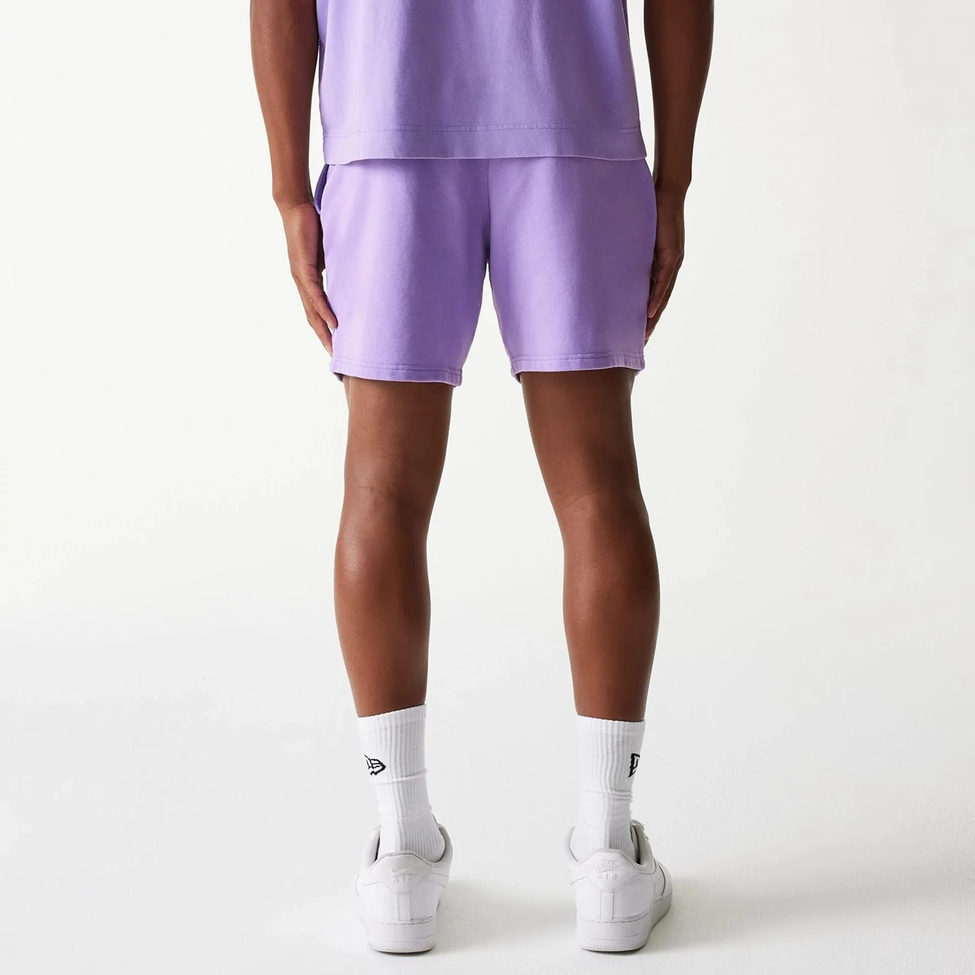 LA Lakers NBA Washed Purple Shorts Roomy Waist Unique Piece