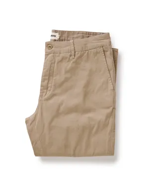 Comfort Style Comfortable Wear The Slim Foundation Pant in Organic Khaki