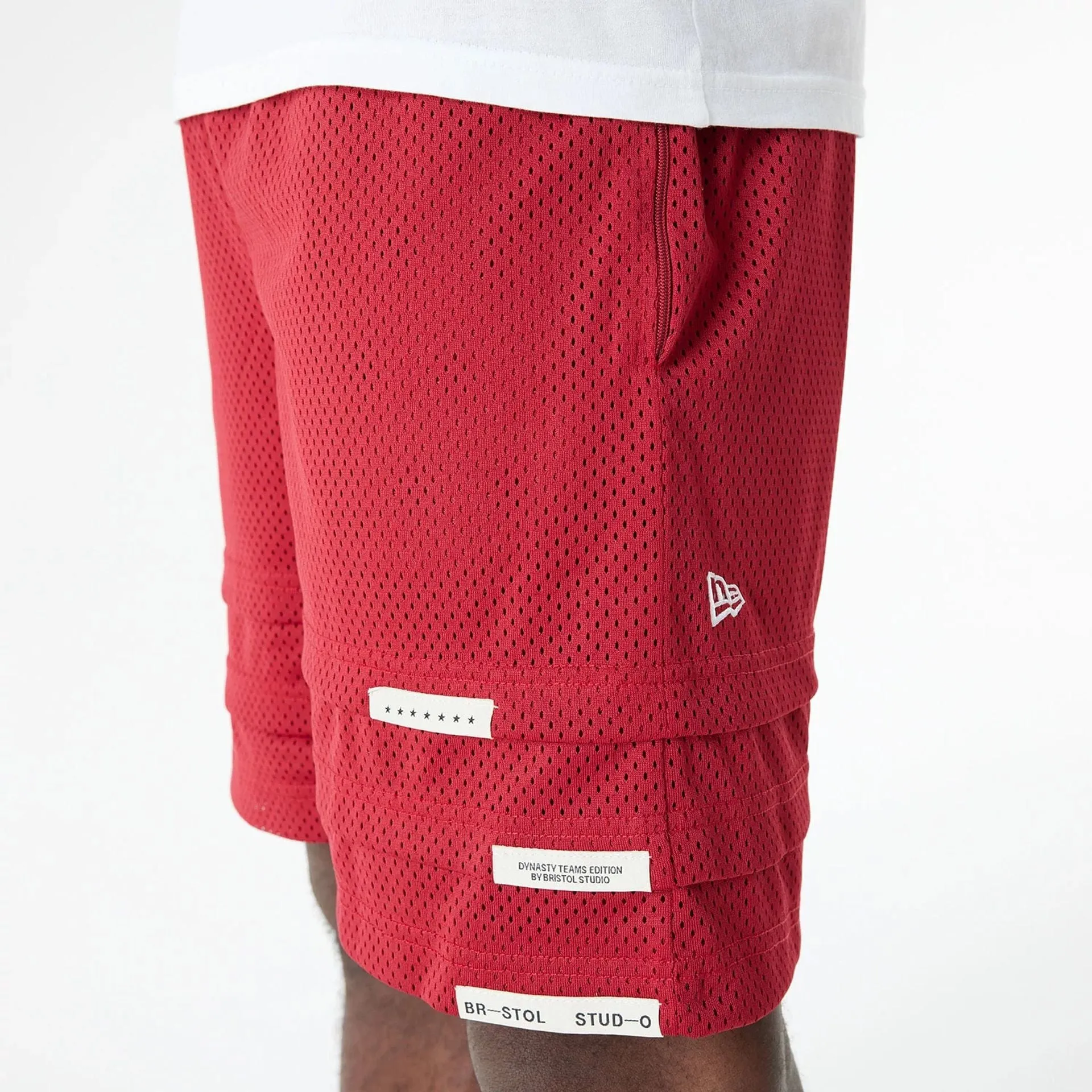Miami Heat Bristol Studio x NBA Dark Red Shorts Anti Static Technology Outdoor Adventure