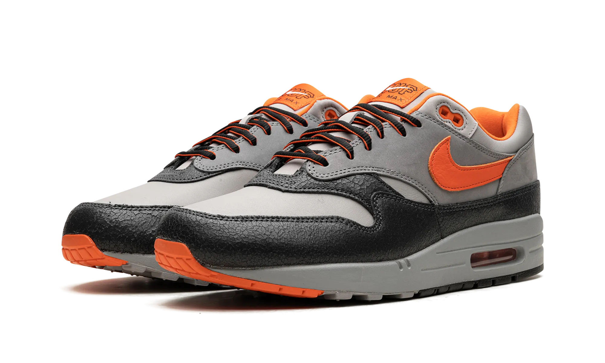 Air Max 1 SP "HUF BRILLIANT ORANGE" Smooth Inner Seams On Trend