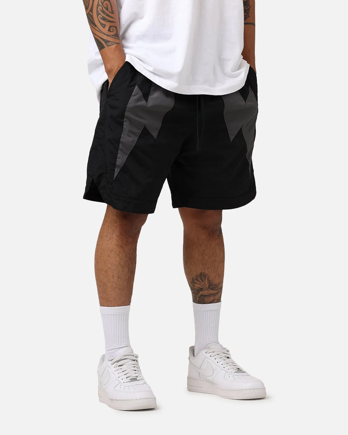 The Anti Order Eres Nylon Shorts Black/Grey Chill Breeze Fit