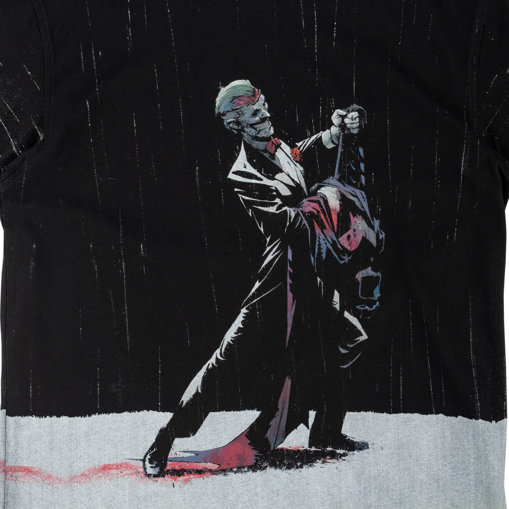 Batman x Welcome - Rain Dance All-Over Print Boxy Knit Tee Relax Trend