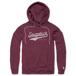 PURE MICHIGAN - SAUGATUCK SCRIPT ALL SEASON HOODIE (UNISEX) product personalization ideas product generic practicality