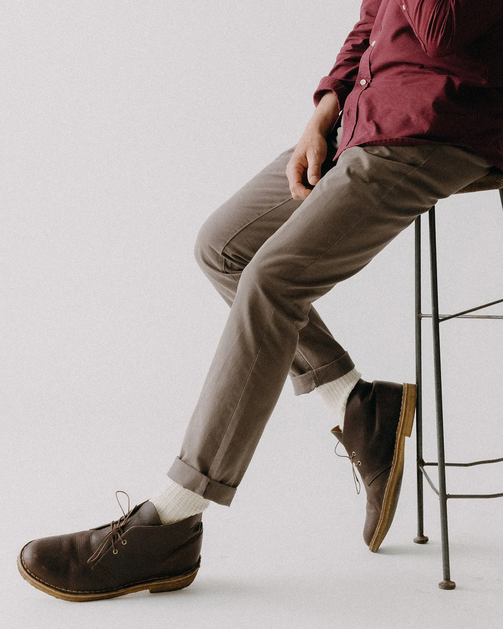 windproof UltraSoftLining The Slim Foundation Pant in Organic Espresso