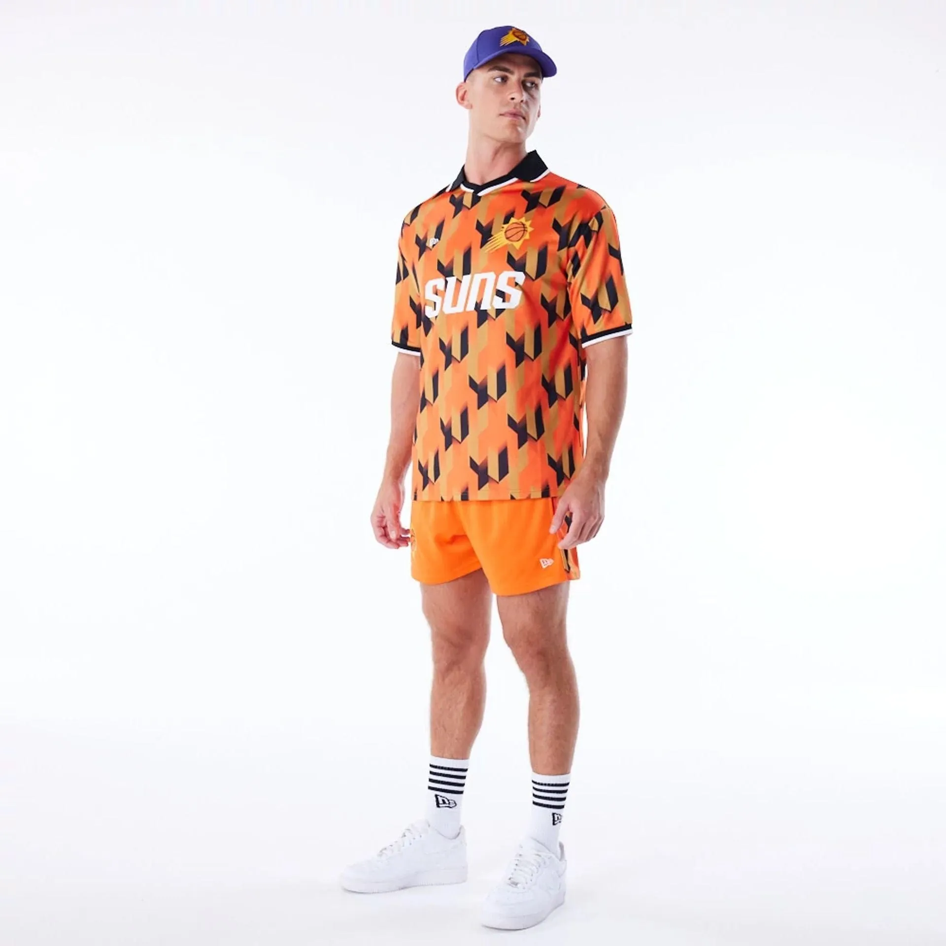 Phoenix Suns NBA Soccer Orange Short Shorts Active Flex Fresh Day