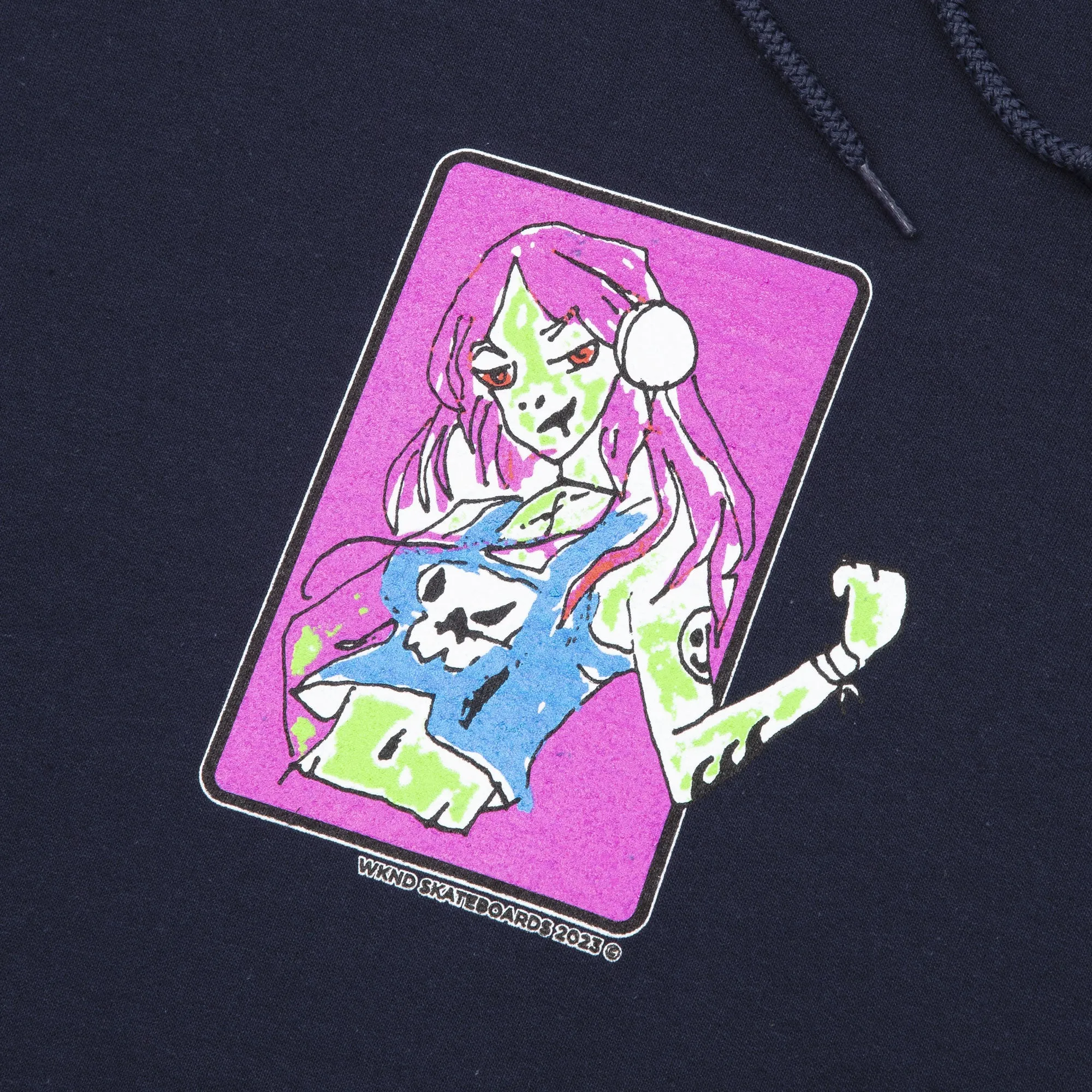 WKND Muscle Hoodie - Navy Casual Vibe Street Ready