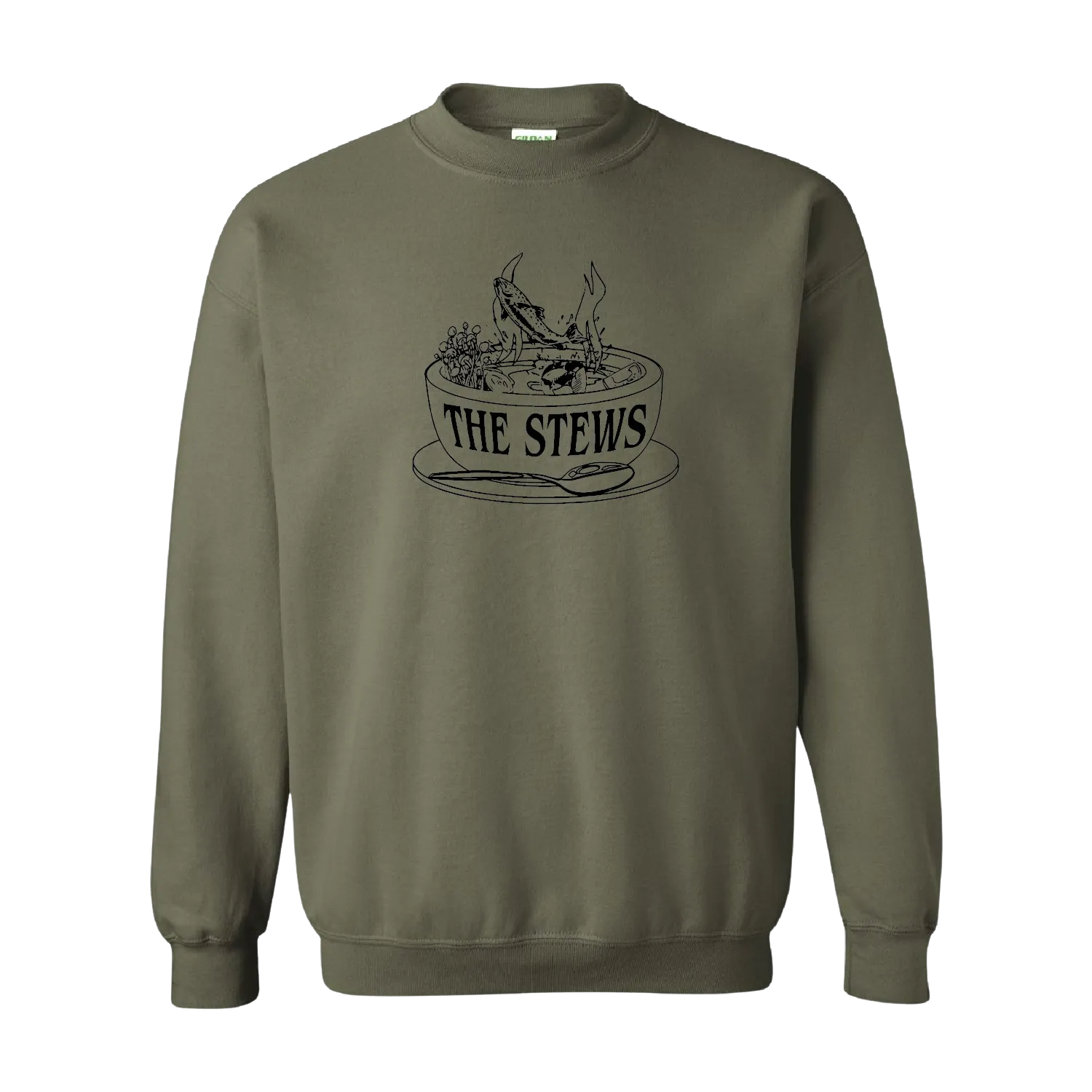 Green Bowl Crew Warm Layers