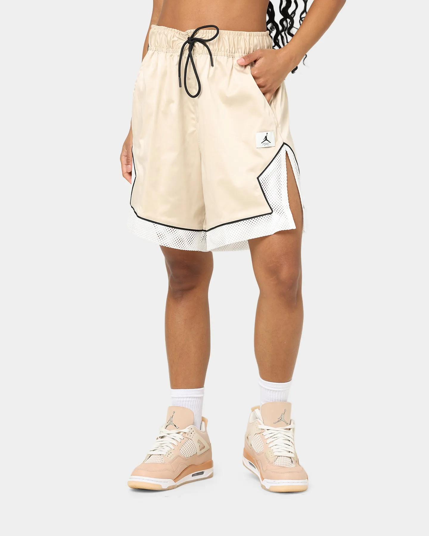 Printed design Machine washable Jordan Women's Essential Diamond Shorts Sanddrift