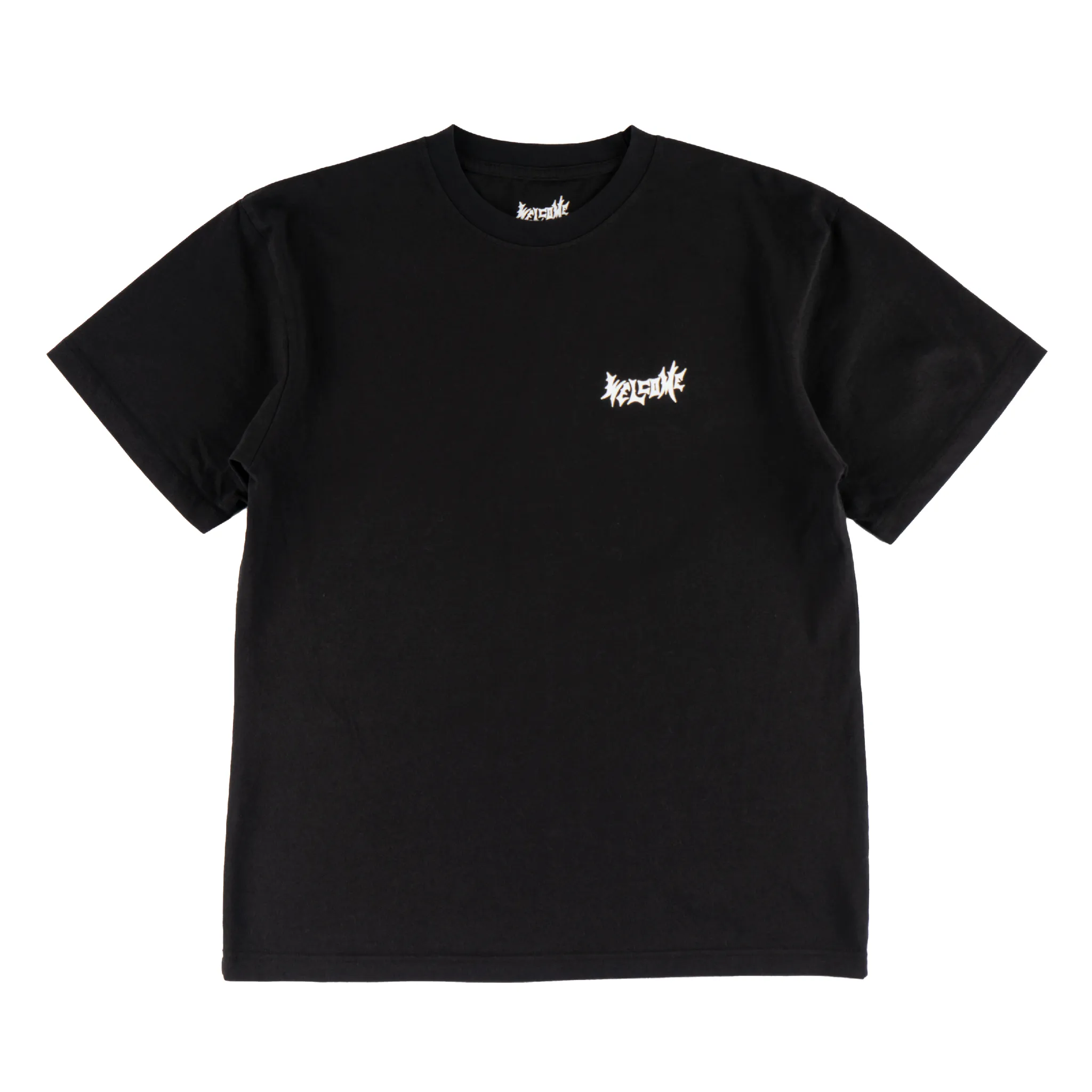 Breathable mesh lining Sloth Garment-Dyed Boxy Tee - Black/White