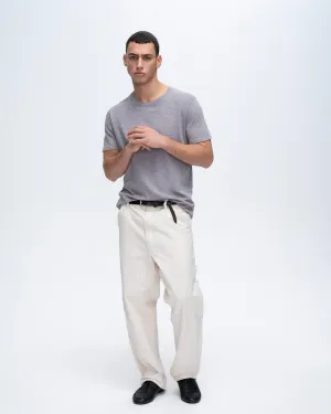 Slub Jersey Chroma Wash Short Sleeve Crew Neck Tee - Shark Urban Comfort